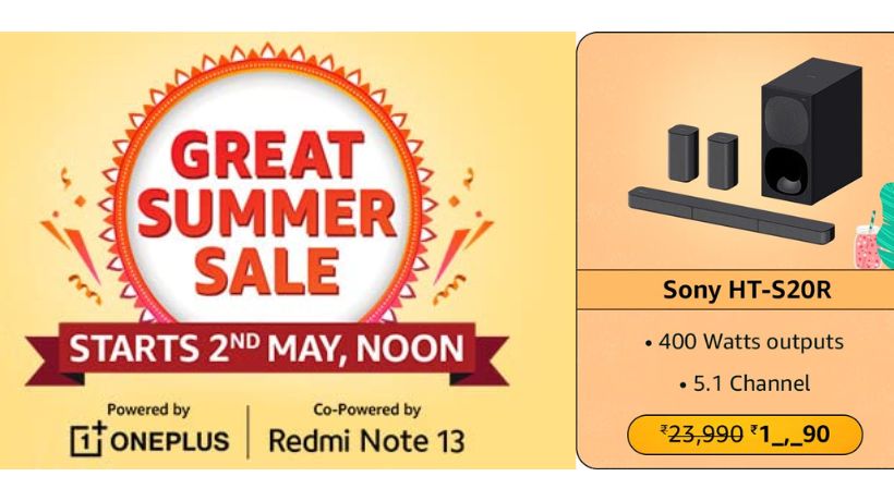 Read more about the article Amazon Summer Sale: Get Upto 50% Off on Best Dolby Soundbar